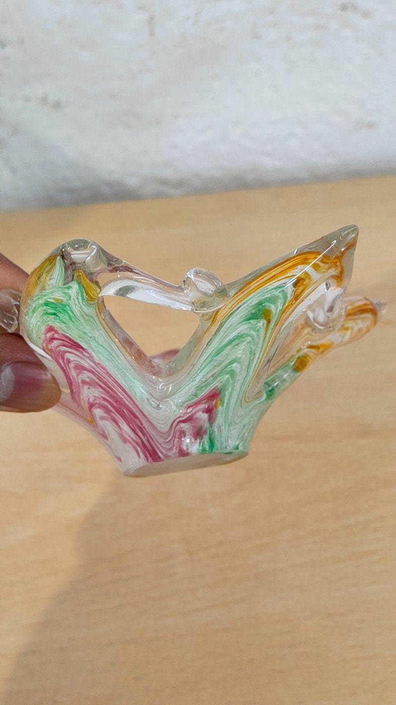 Centro Tavola Floreale in Vetro di Murano Made in Italy