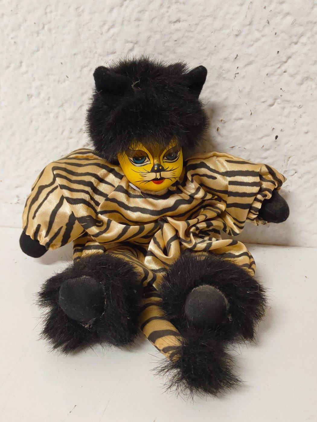 clown tigre figurina bambola pagliaccio