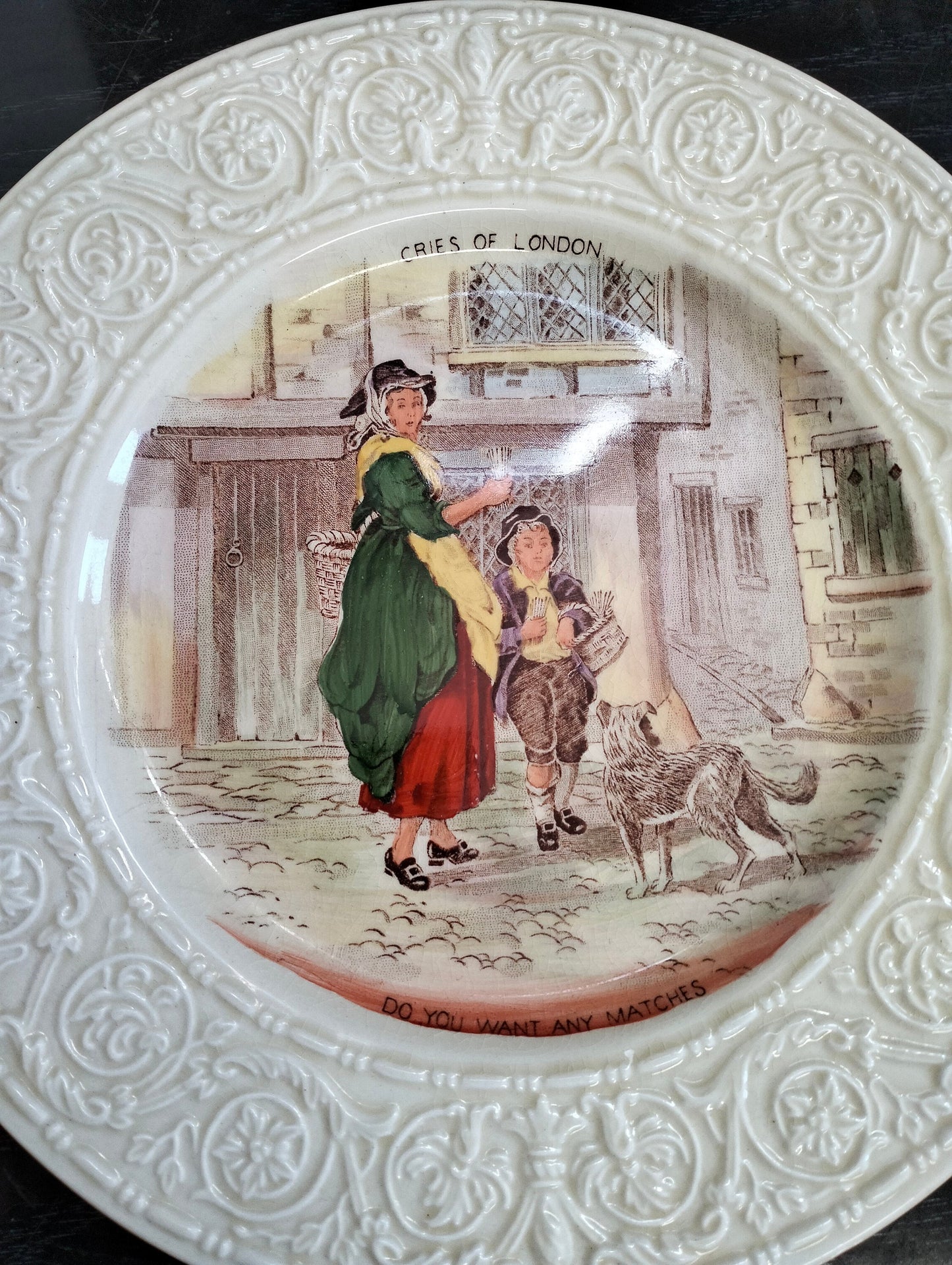 Cries of London decorative plate