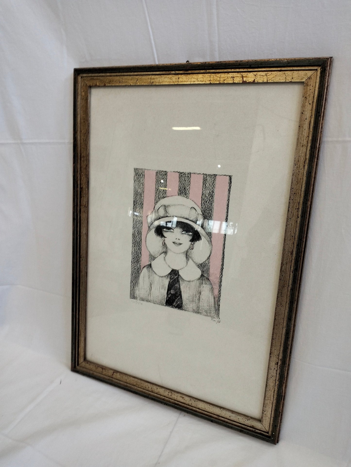 quadro vintage con firma