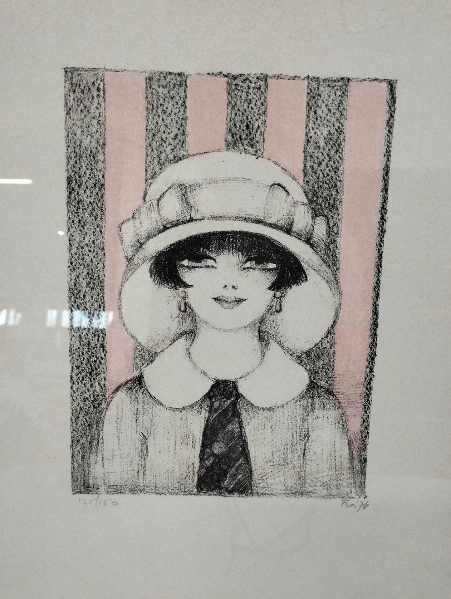 quadro vintage con firma