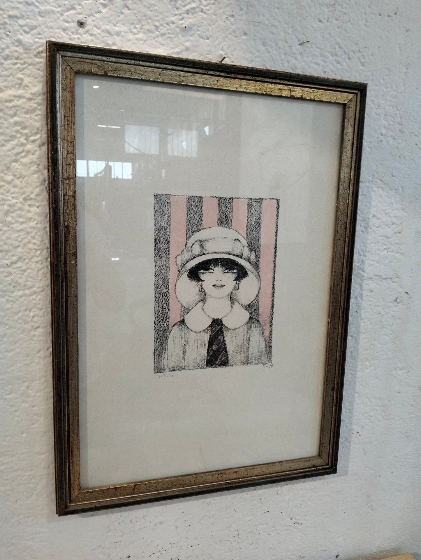 quadro vintage con firma