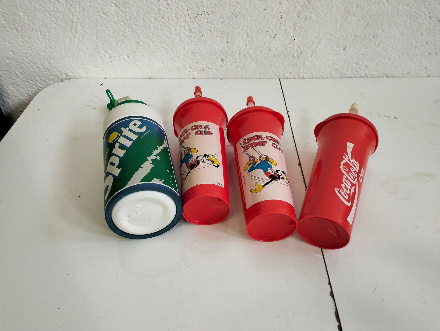 Lotto di 4 Borracce da Collezione Coca-Cola e Sprite