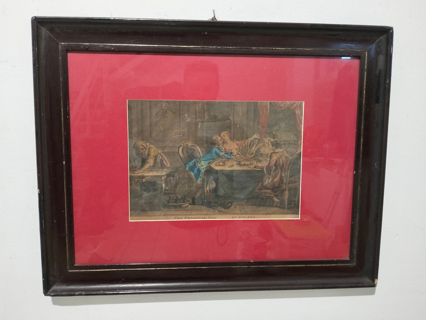 Printed Picture of the Ancient Parable of the Prodigal Son