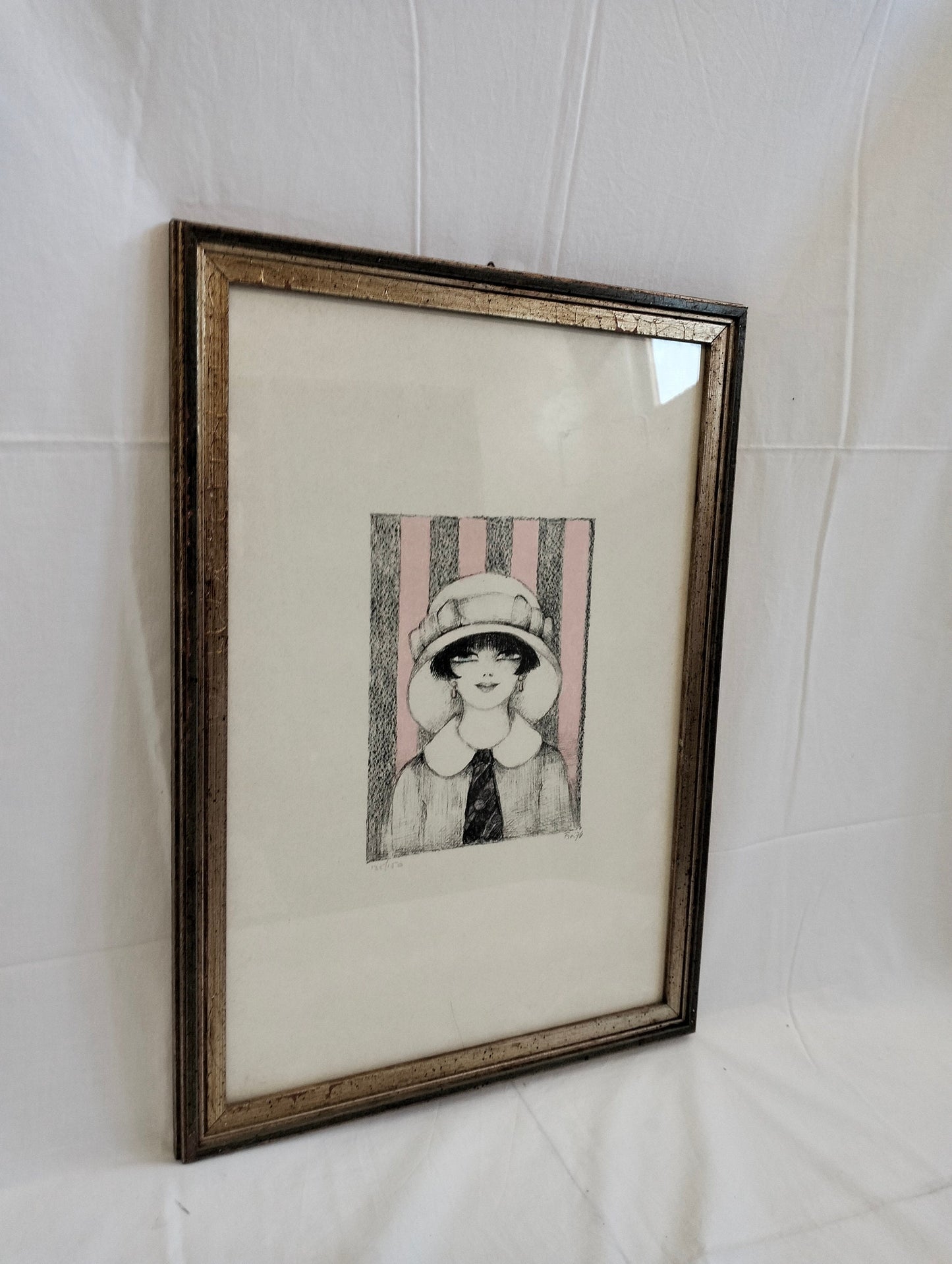 quadro vintage con firma