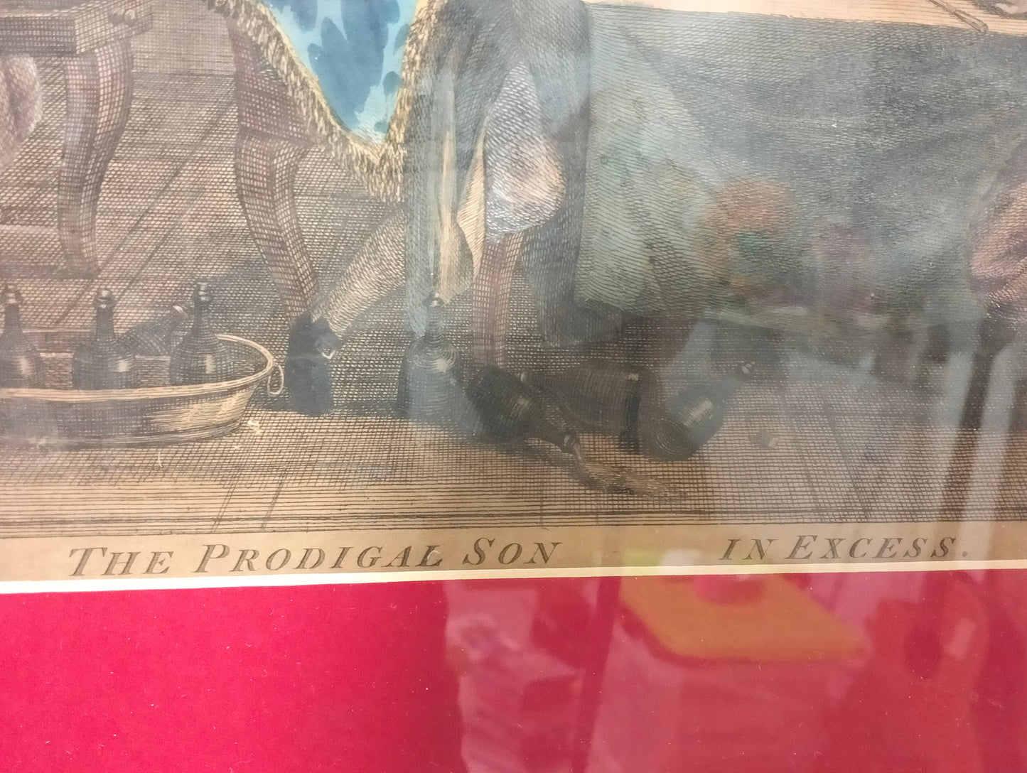 Printed Picture of the Ancient Parable of the Prodigal Son