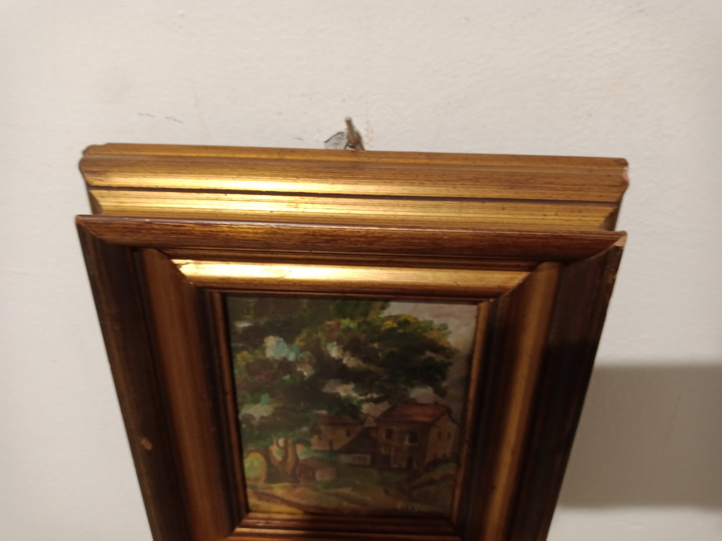 Country house oil painting