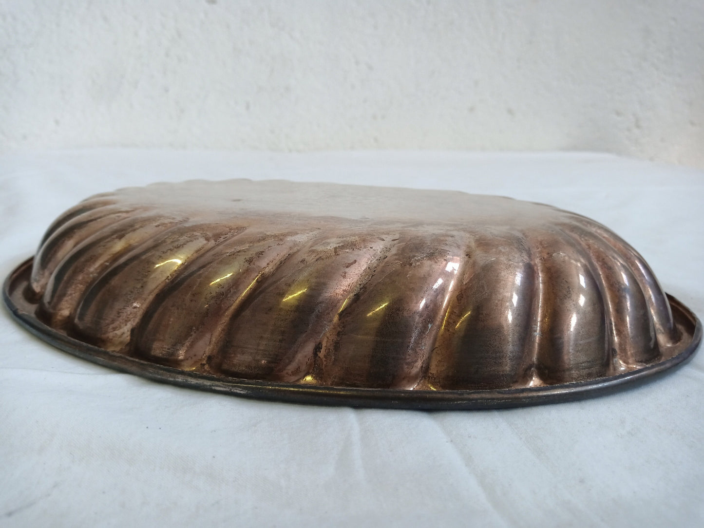 vintage tray in silver
