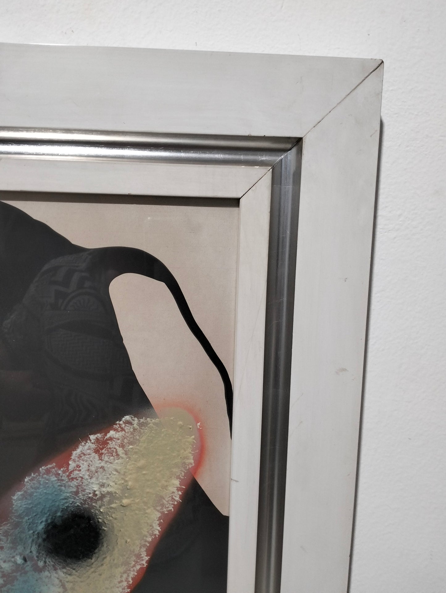 Quadro Dipinto a Mano con Farfalla del 1972