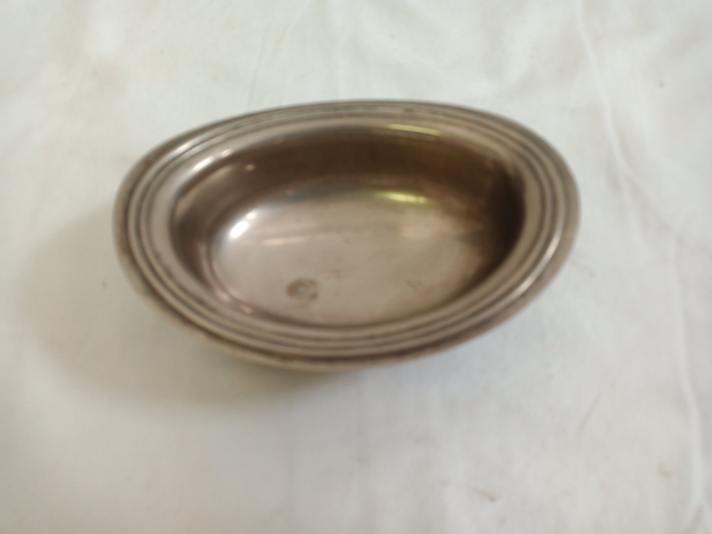 vintage tray in silver