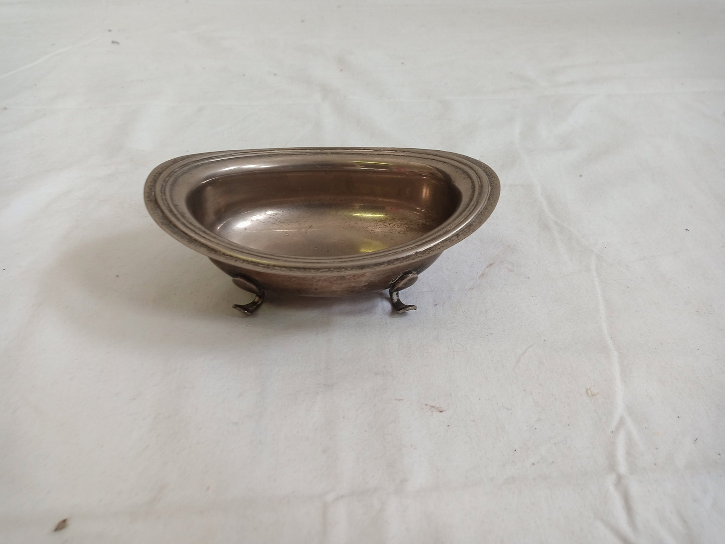 vintage tray in silver