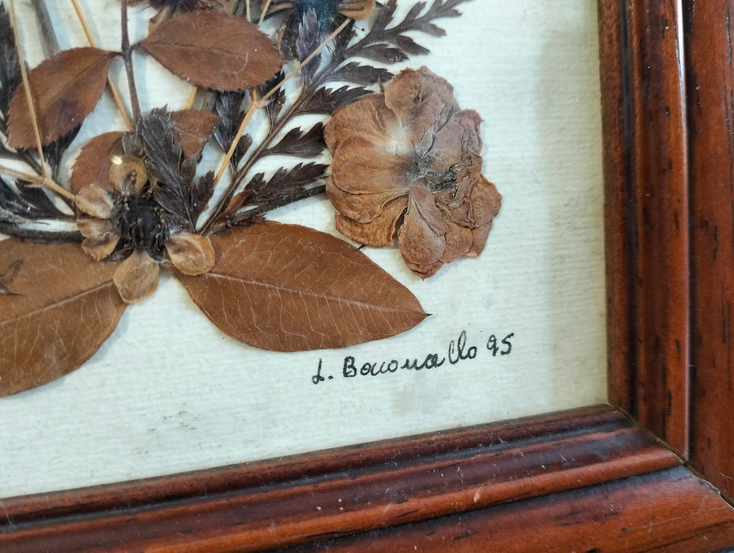 Quadretti Artigianali con Fiori e Foglie Veri - Decorazioni Botaniche Uniche