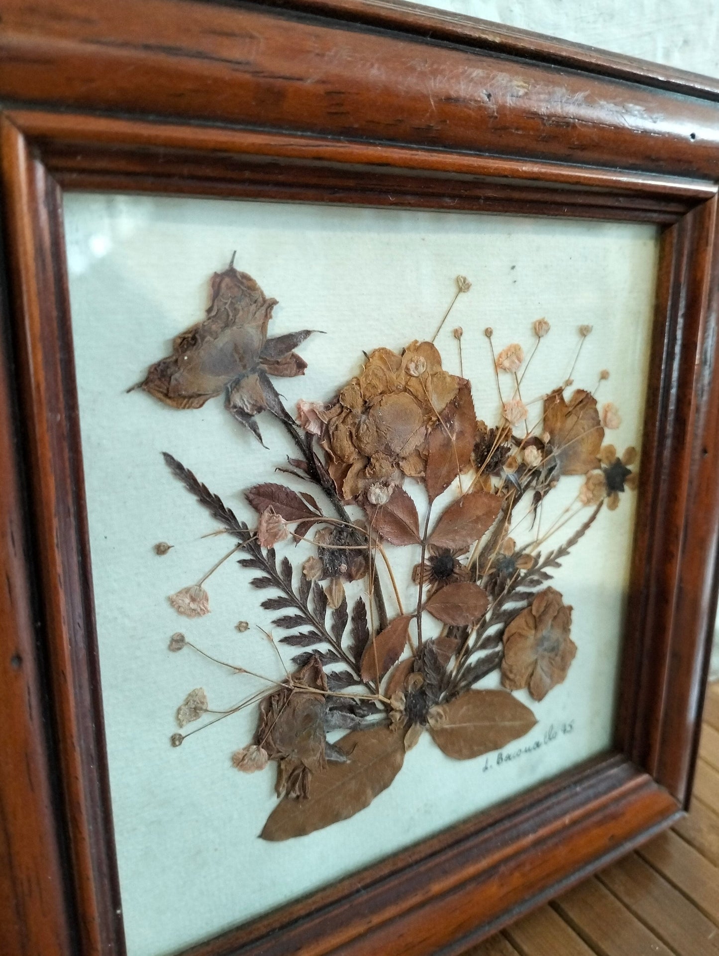 Quadretti Artigianali con Fiori e Foglie Veri - Decorazioni Botaniche Uniche