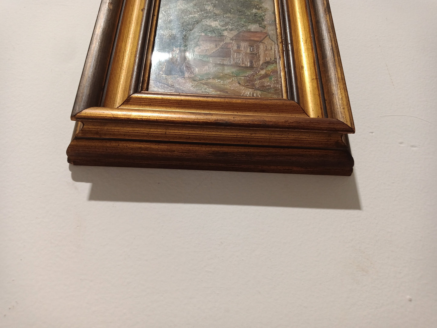 Country house oil painting