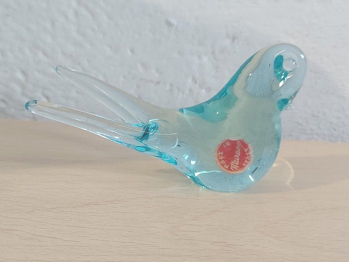 vintage glass bird