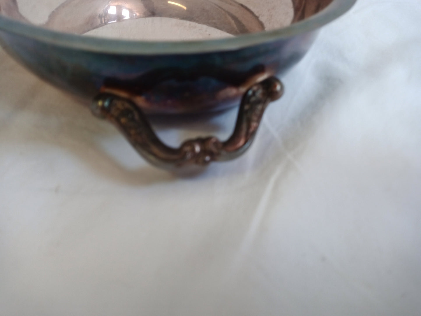 vintage tray in silver plated