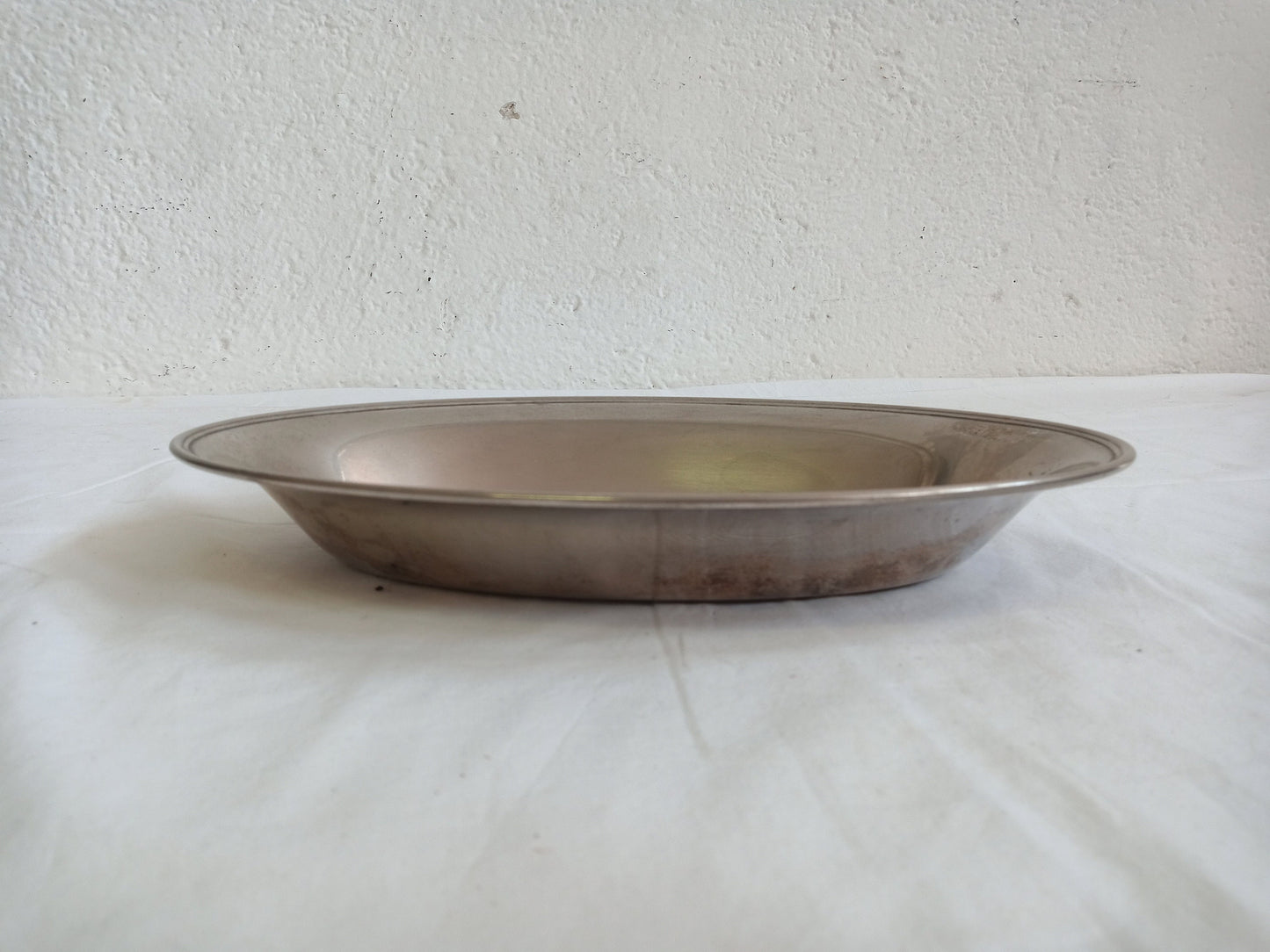 vintage tray in silver