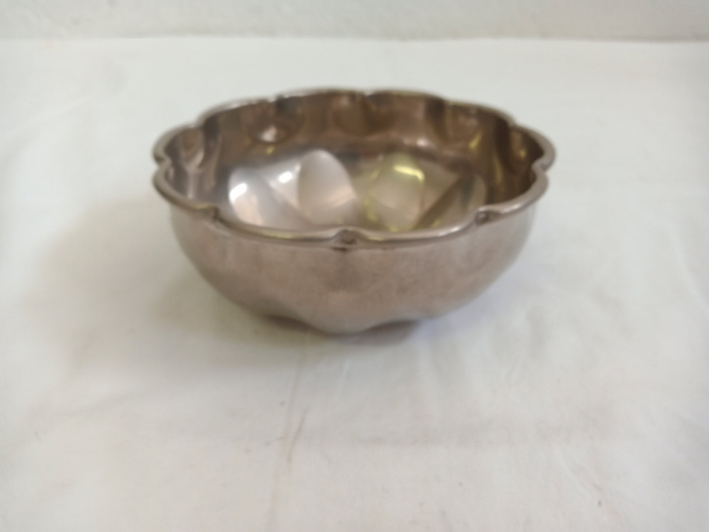 vintage tray in silver 14x6 h cm