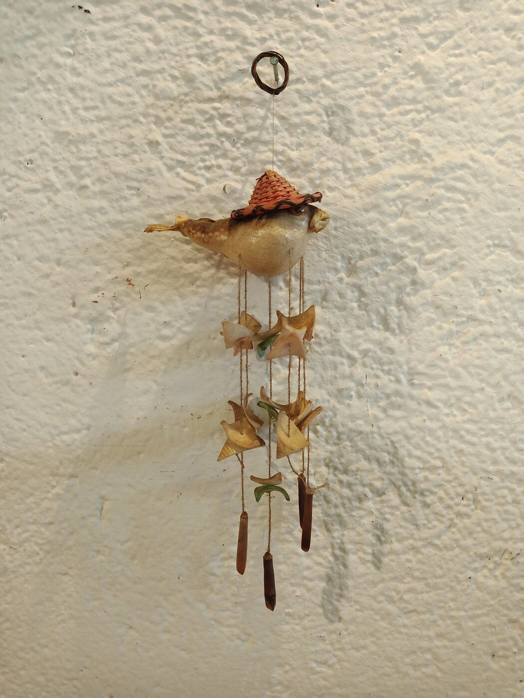 Scaccia Pensieri con Pesce Palla Artigianale - Atmosfera Rilassante e Unicità nella Tua Casa