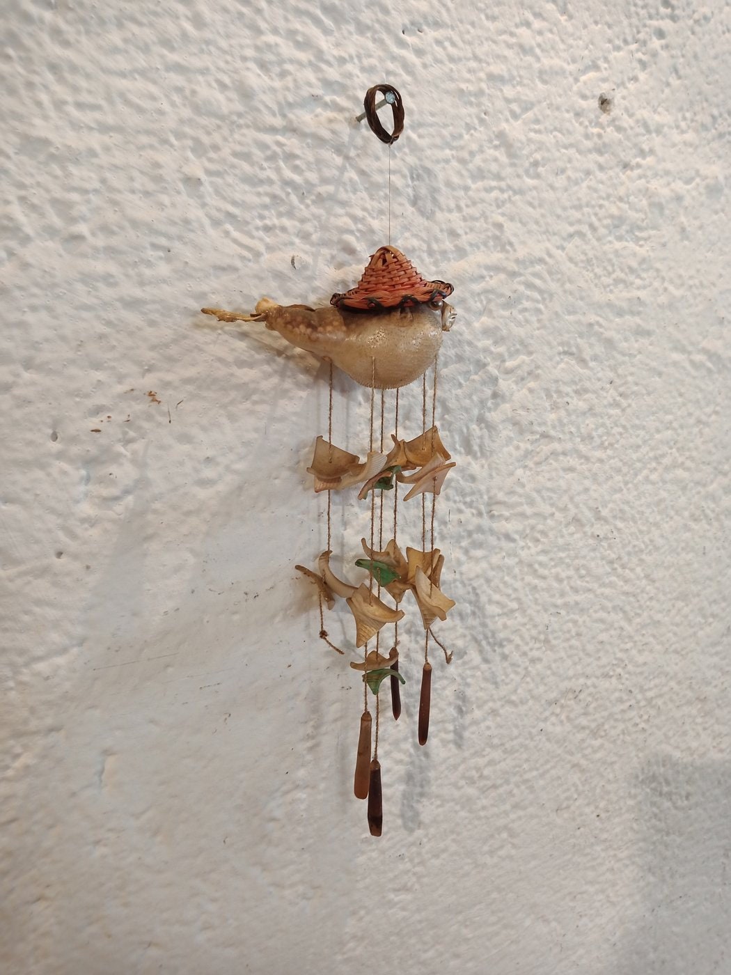 Scaccia Pensieri con Pesce Palla Artigianale - Atmosfera Rilassante e Unicità nella Tua Casa