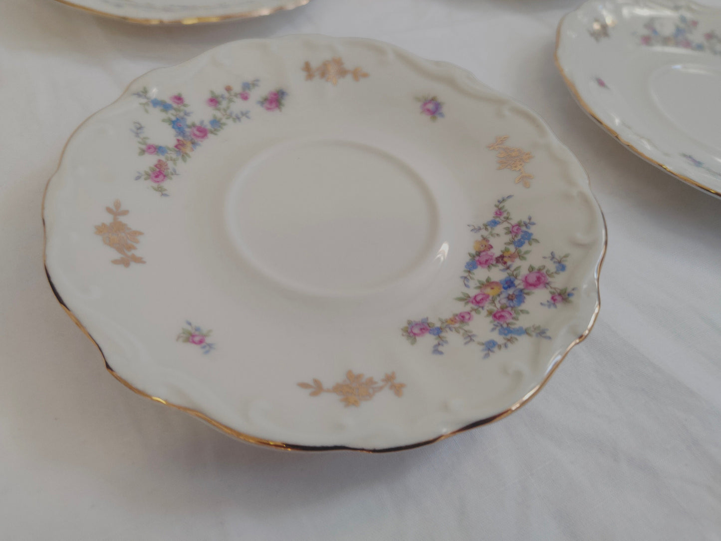 Set di Sei Piattini in Ceramica Bavaria - Eleganza e Raffinatezza a Tavola