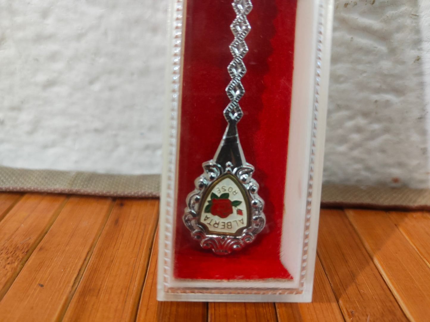 Cucchiaino Personalizzato Vintage "Alberta" in Silver Plate Un tocco di fascino d'epoca per il tuo tè o caffè