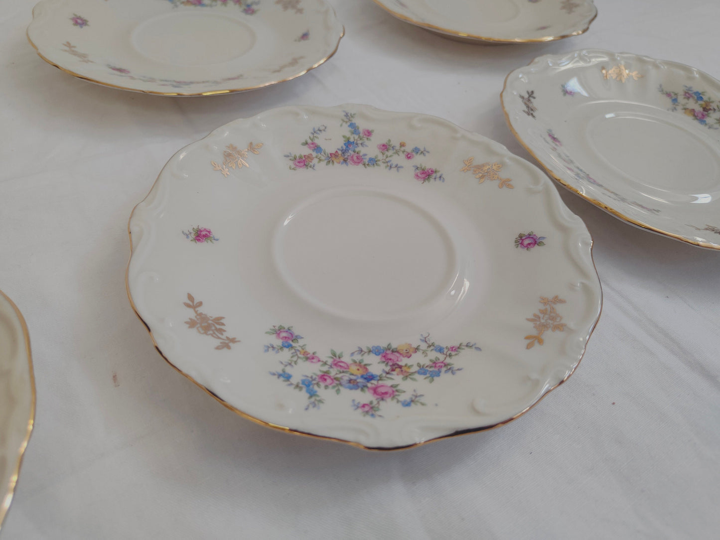 Set di Sei Piattini in Ceramica Bavaria - Eleganza e Raffinatezza a Tavola