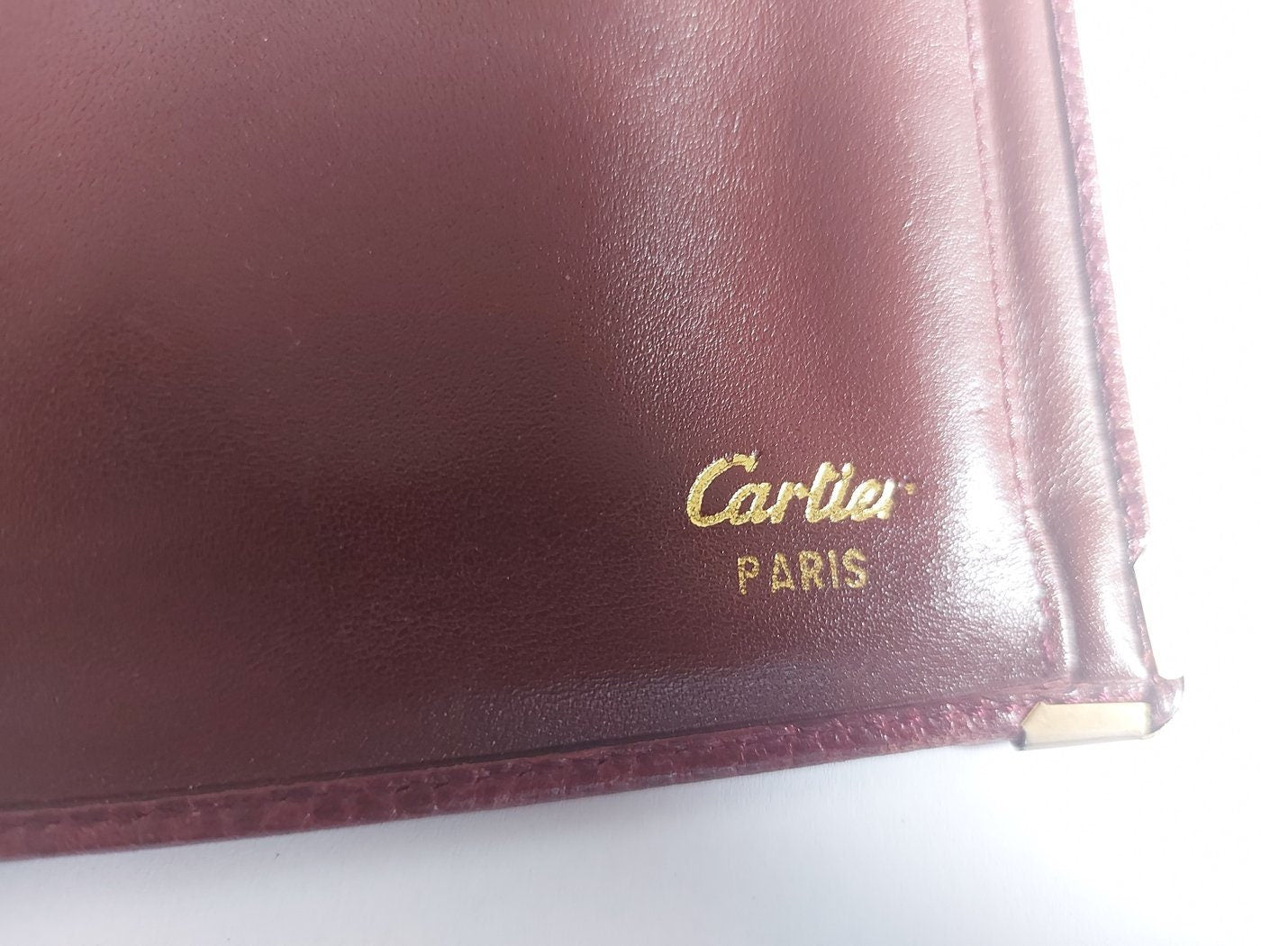 Portafoglio da Donna Cartier Paris in Pelle Rossa Bordeaux