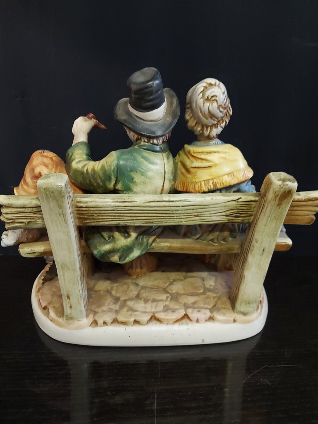 Statuina Vintage in Ceramica Uomo Inglese con Cappello - Collezione '900