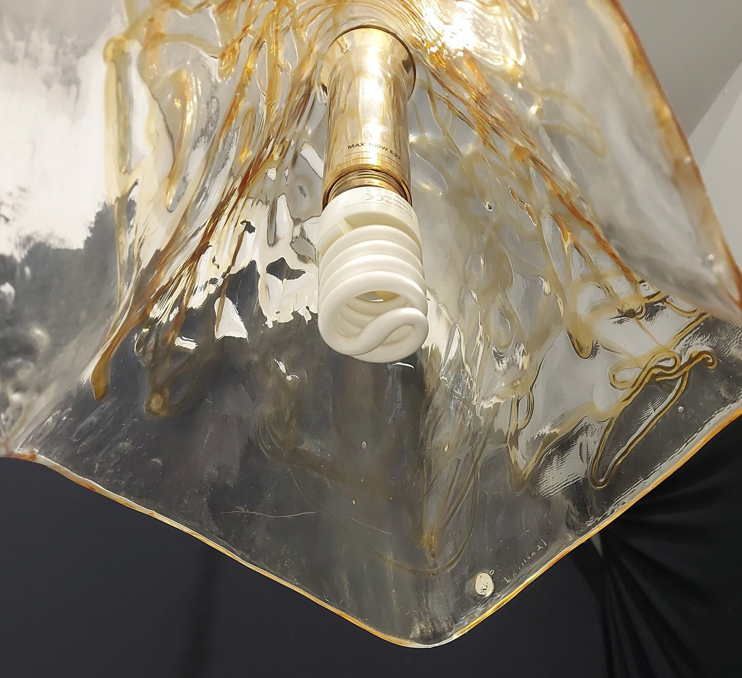 Lampadario in Vetro La Murrina Anni '70 - Stile Vintage e Artigianato