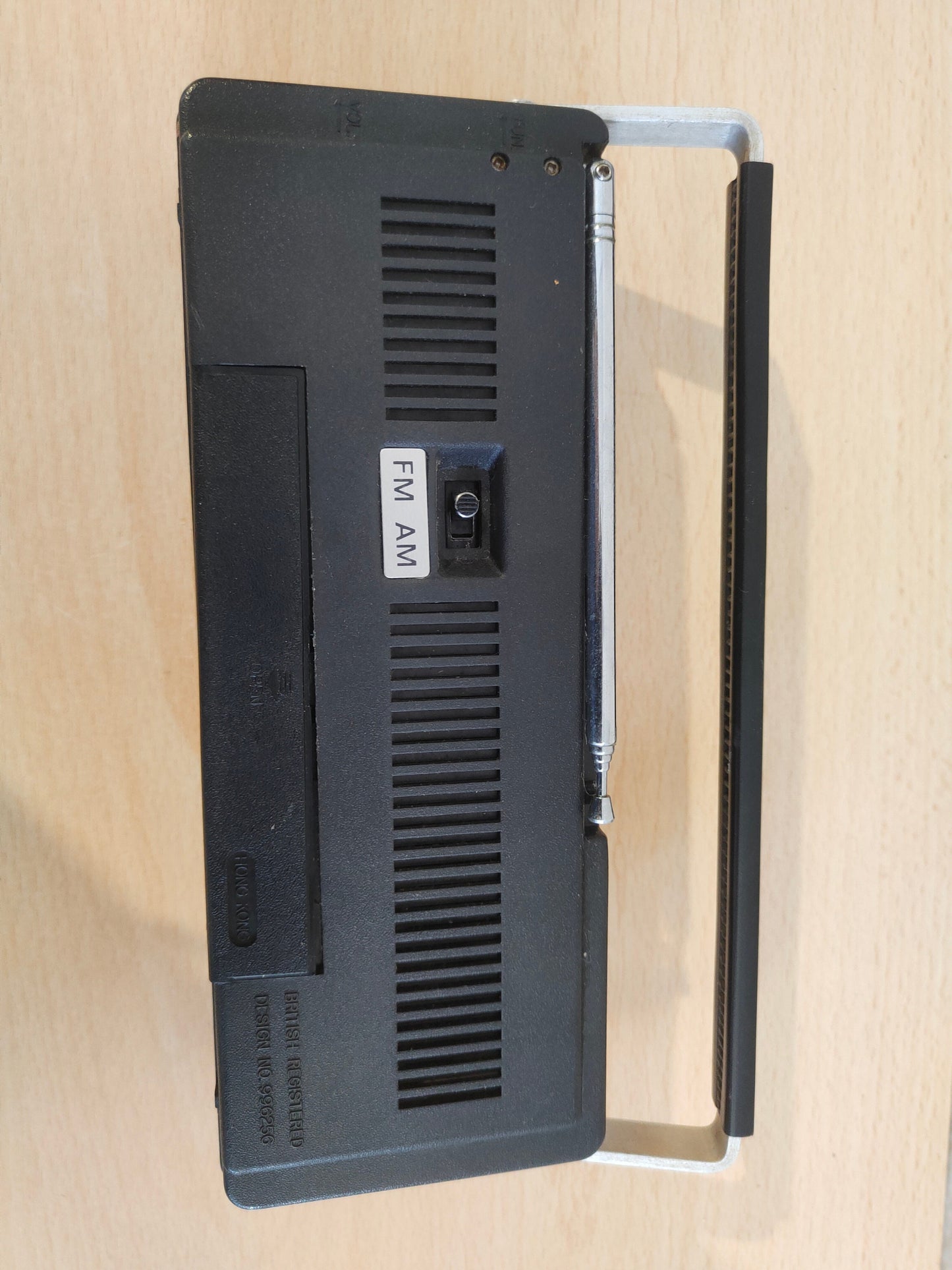 Vintage York FM and AM Radio - British Registered Design - Retro Style