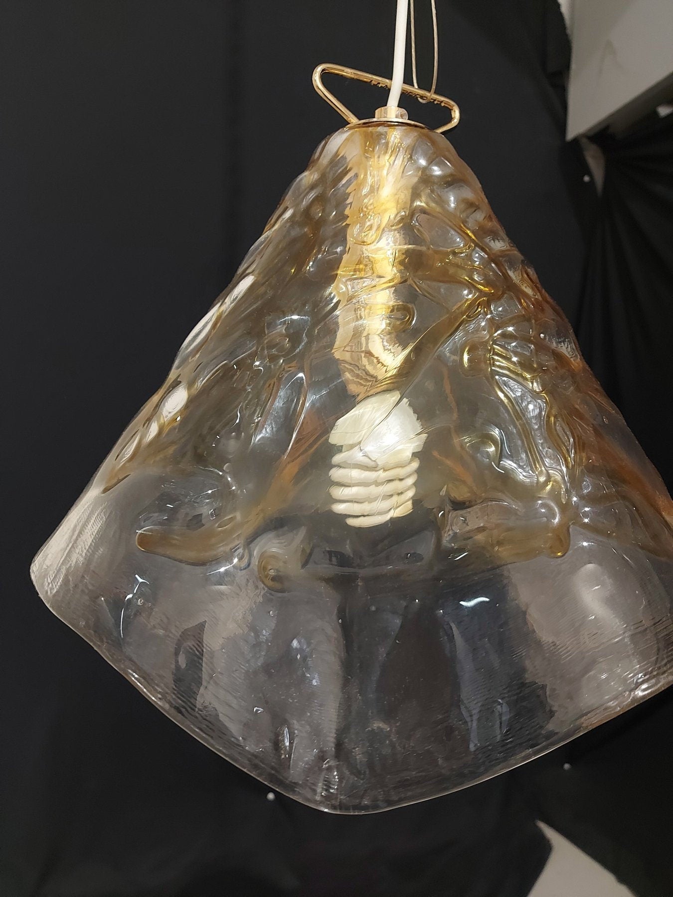 Lampadario in Vetro La Murrina Anni '70 - Stile Vintage e Artigianato