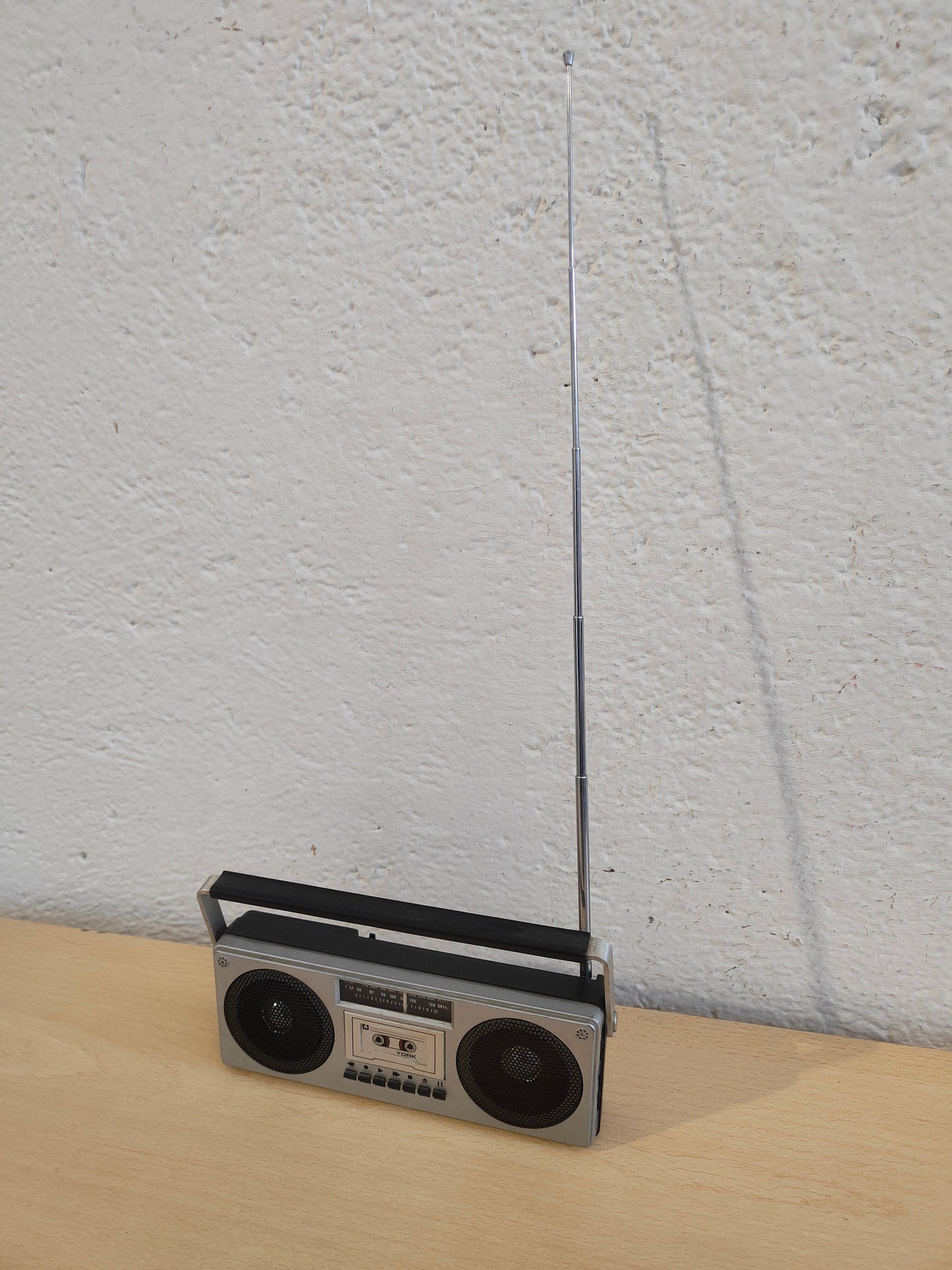 Vintage York FM and AM Radio - British Registered Design - Retro Style