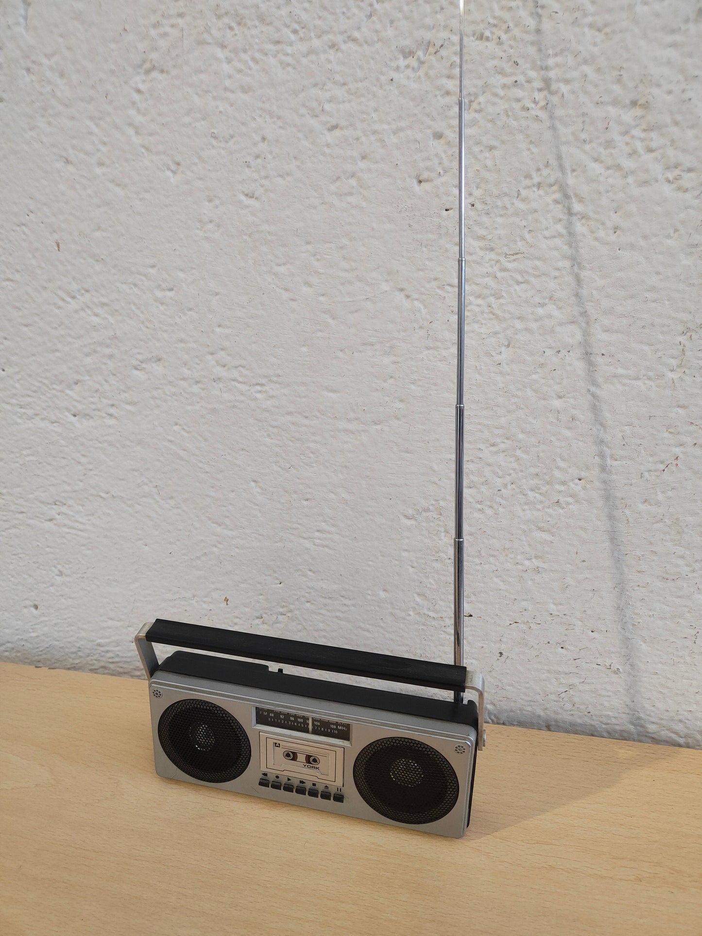 Vintage York FM and AM Radio - British Registered Design - Retro Style