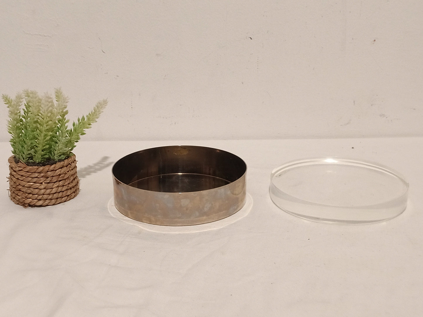 Vintage Silver Cylindrical Box Maison R. DEBLADIS - Paris