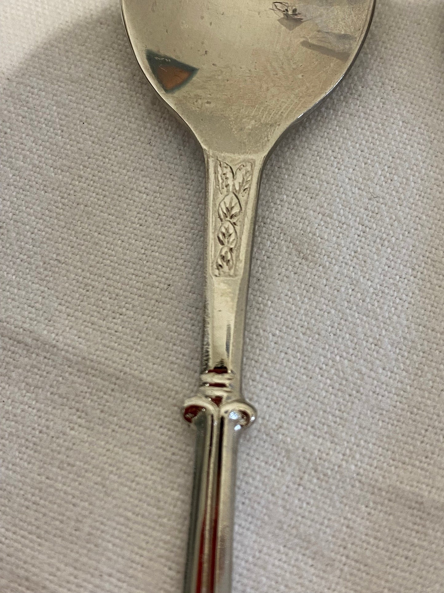 Elegante servizio di posate placcate argento - 6 cucchiaini e 6 forchette