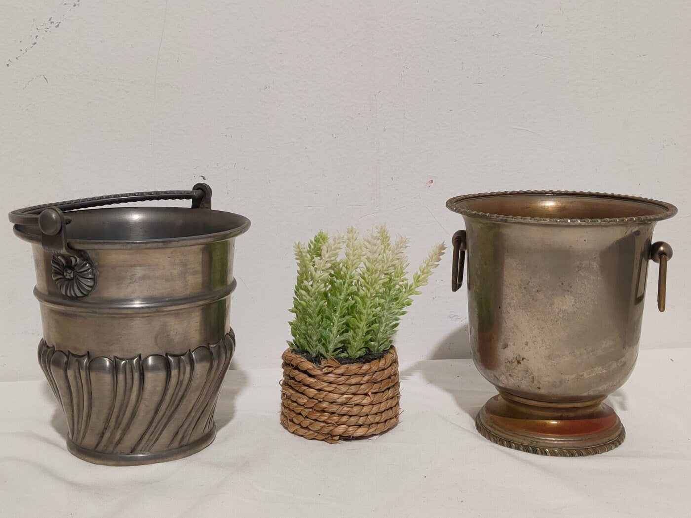 Due Secchielli Porta Ghiaccio Vintage: Un tocco di fascino retrò per la tua casa