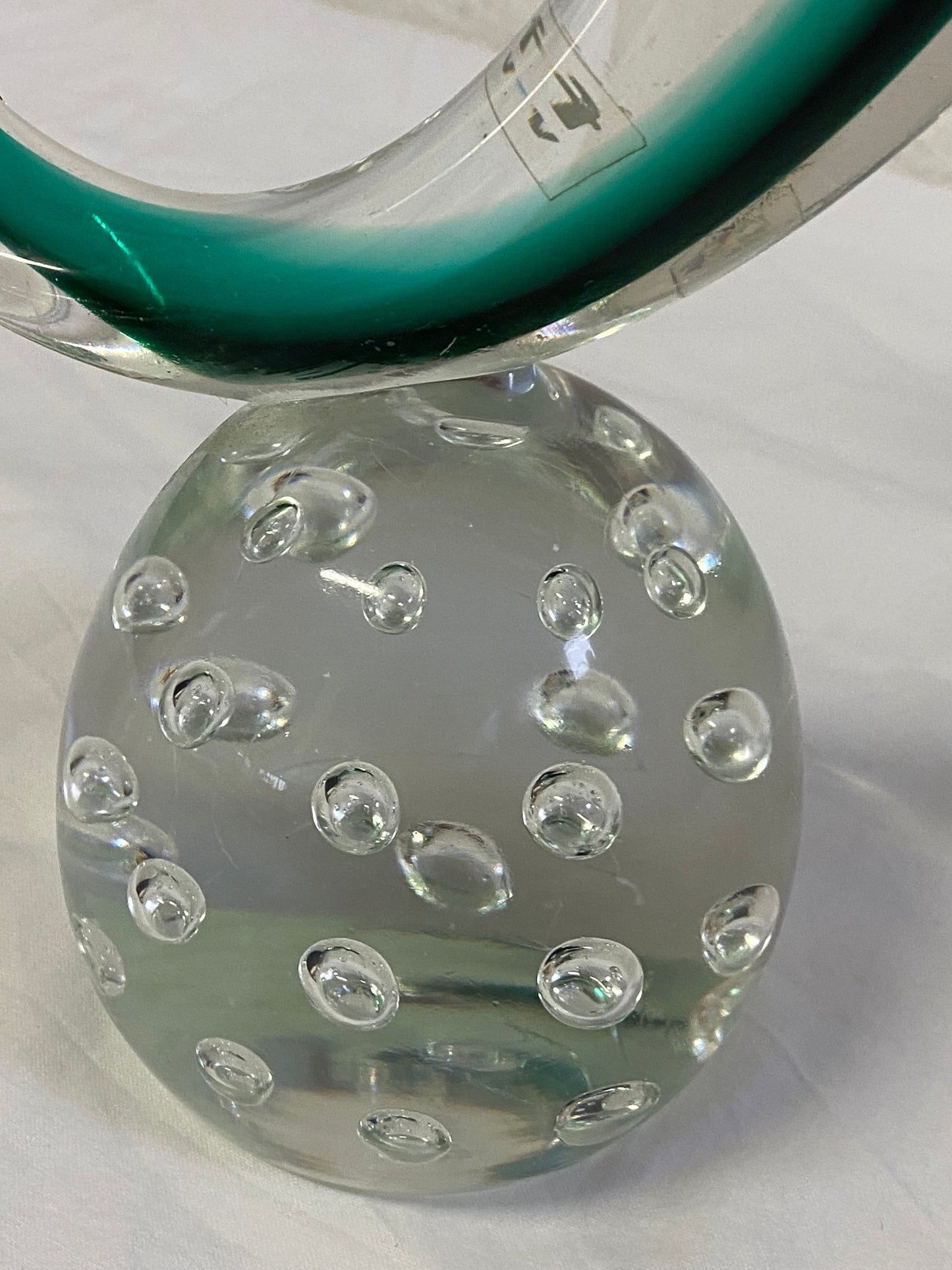 Scultura in Vetro di Murano a Forma di Delfino - Un'Opera d'Arte Unica e Rara