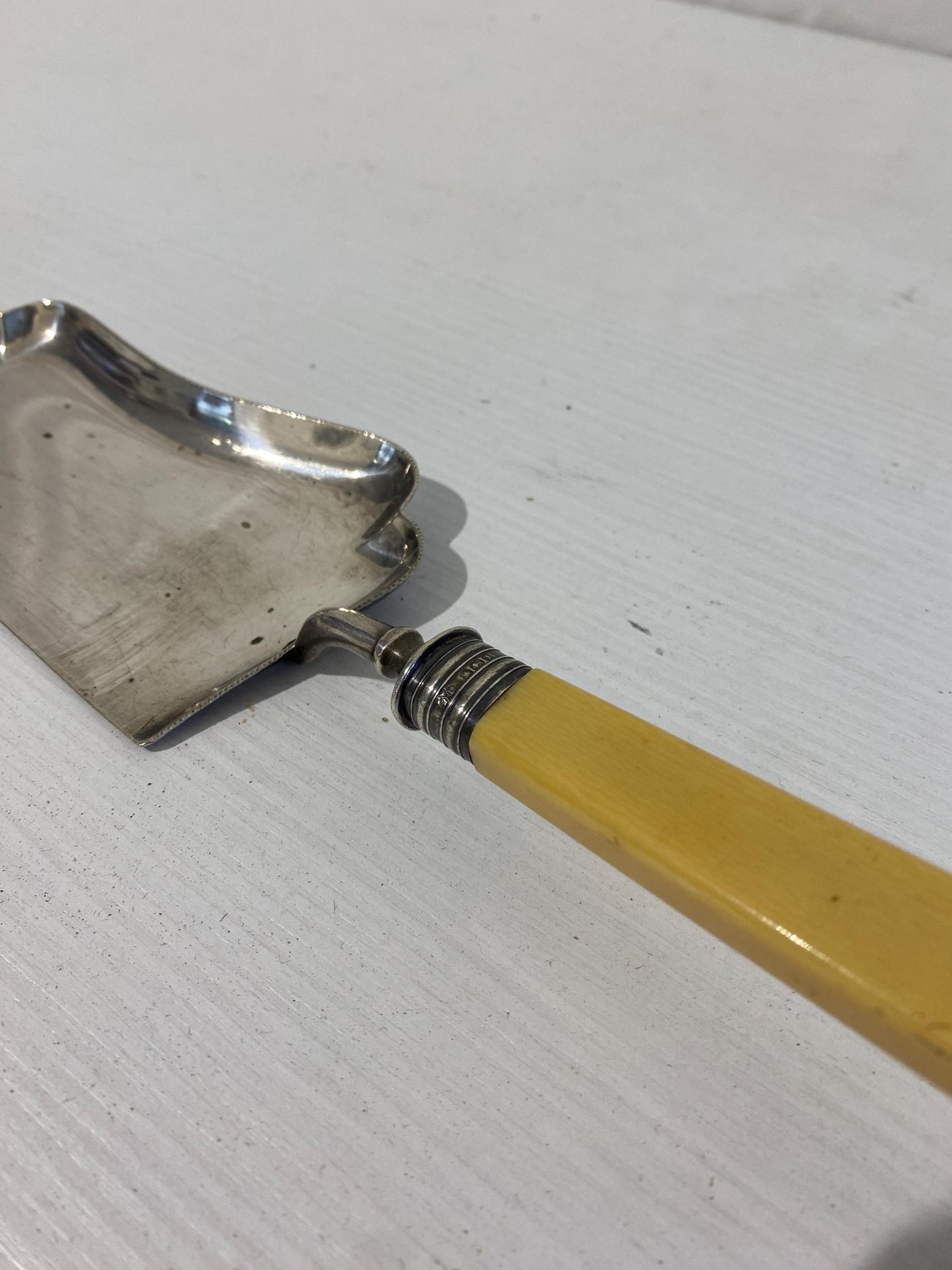 Spatola per Torta Vintage in Argento Placcato con Manico in PVC - Un Tocco di Fascino per la Tua Cucina