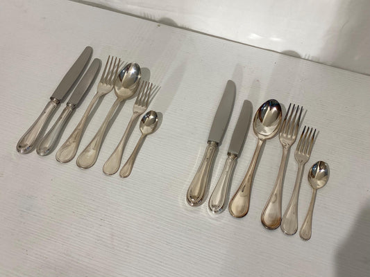 Elegante Servizio di Posate Stancapiano in Argento 800 per Due - Un Regalo di Nozze Perfetto