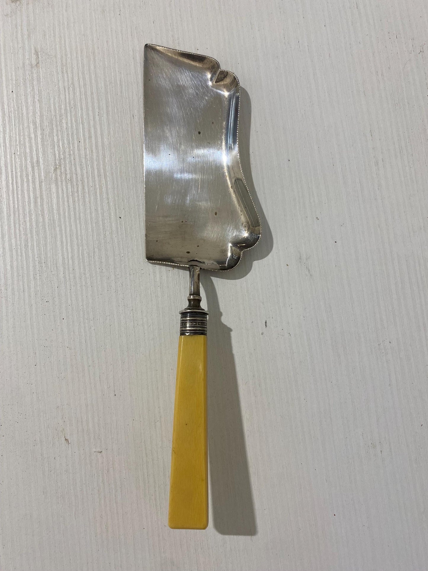 Spatola per Torta Vintage in Argento Placcato con Manico in PVC - Un Tocco di Fascino per la Tua Cucina