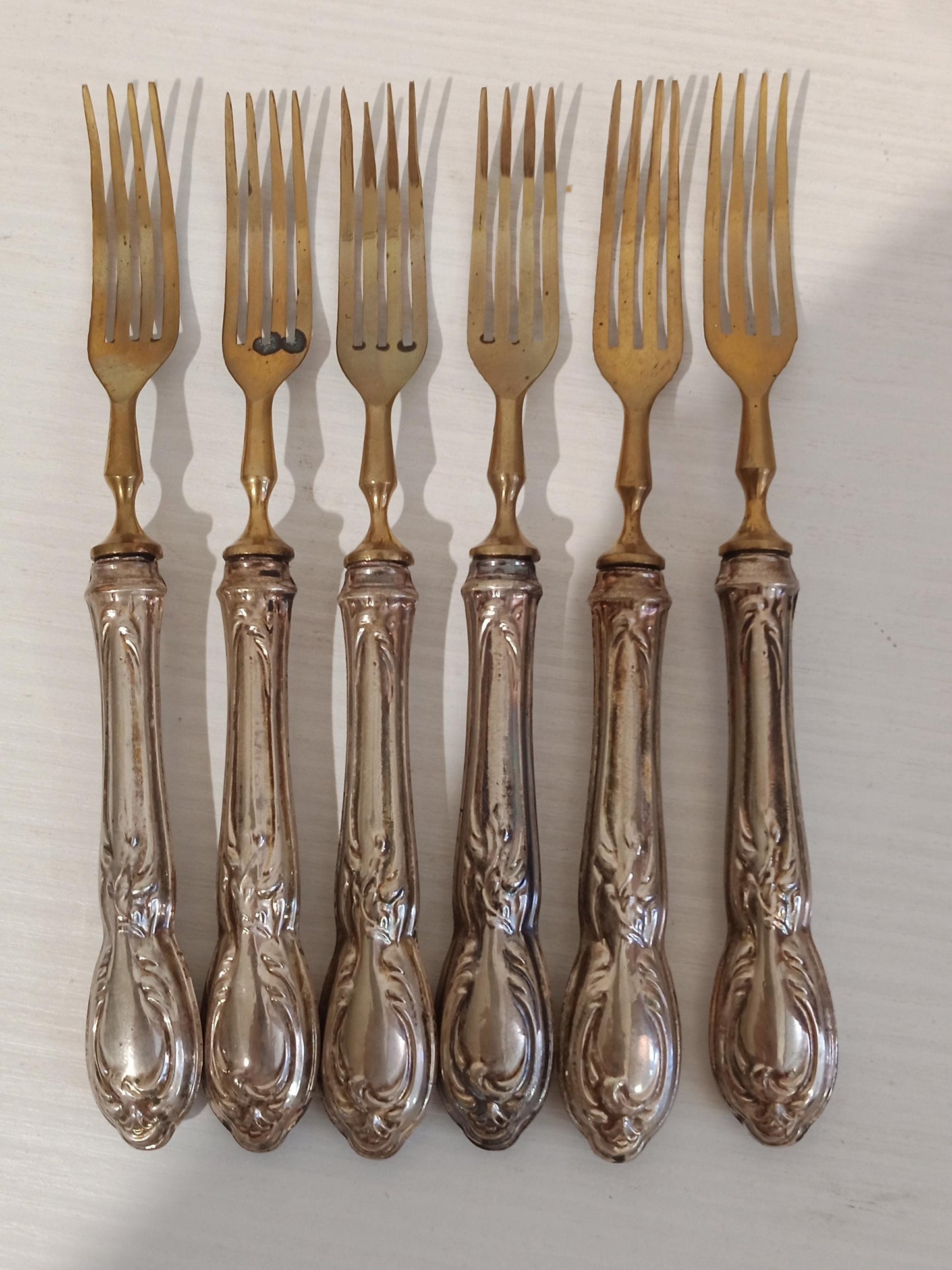Servizio Posate da Dolce in Argento 800 - Perfetto Regalo vintage