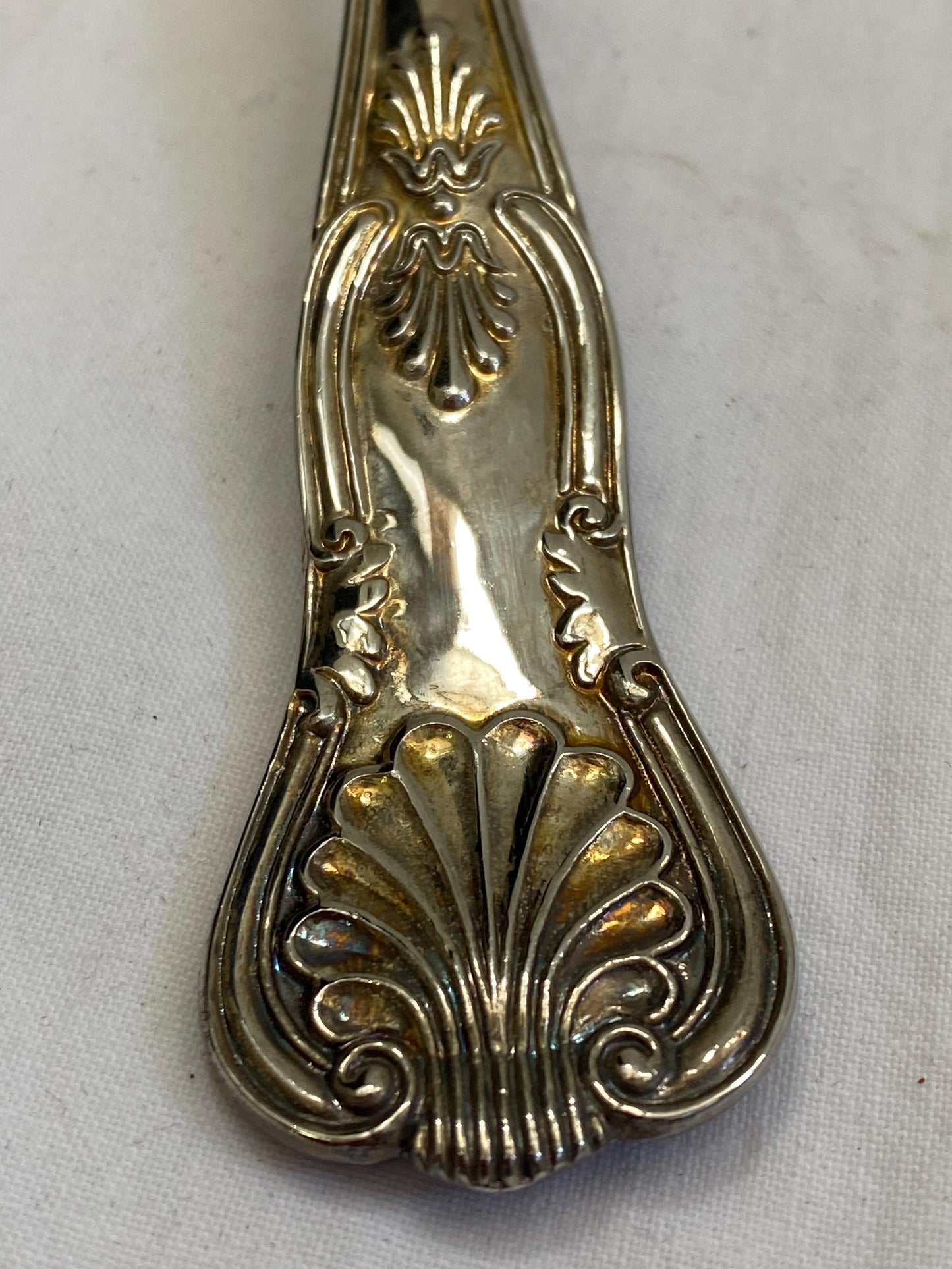 Forchetta e Cucchiaio da Ripieno Vintage Paul Revere - Placcati in Argento - 33 cm