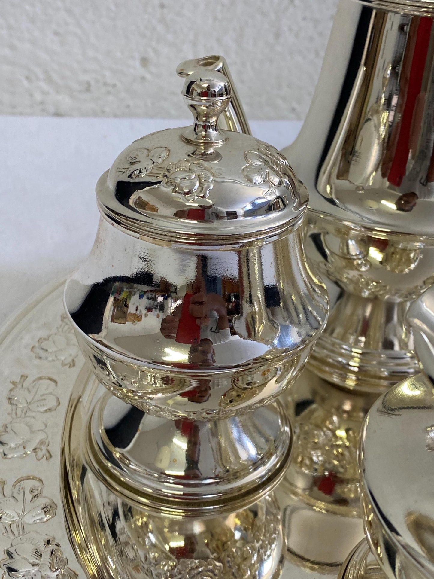 Servizio da Tè Vintage Placcato Argento | Stile Edoardiano