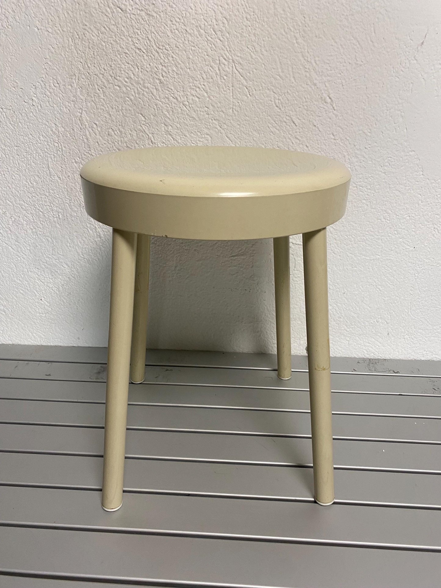 Sgabello Vintage in Legno Carrara e Matta - Made in Italy - Robusto e Resistente