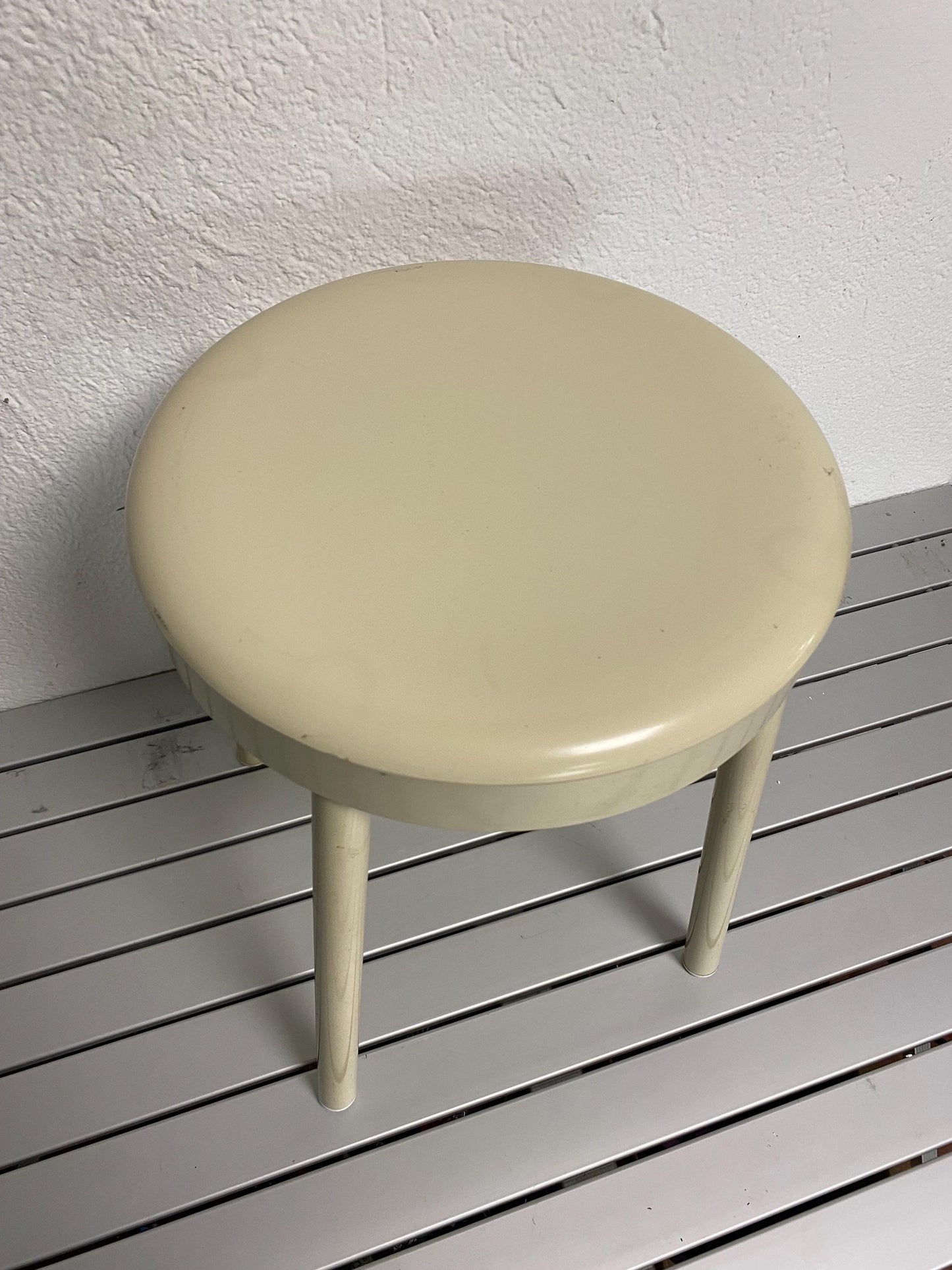 Sgabello Vintage in Legno Carrara e Matta - Made in Italy - Robusto e Resistente
