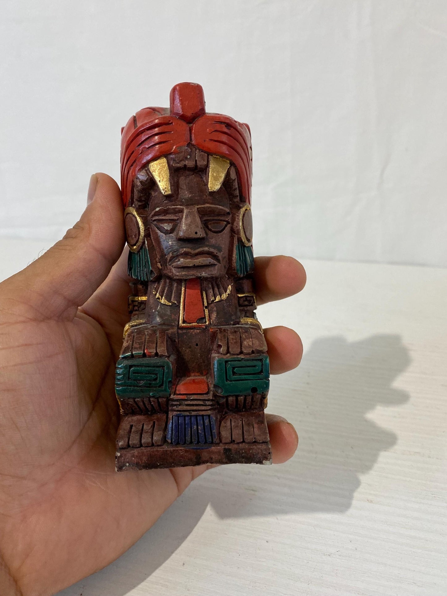Totem Messicano in Resina Collezione Vintage