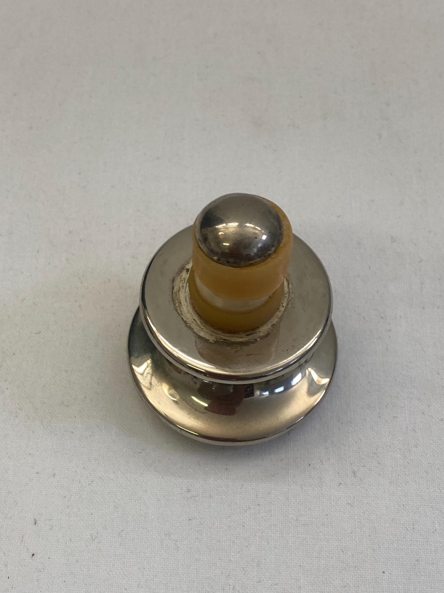Tappo vintage per bottiglie di champagne placcato argento pesante