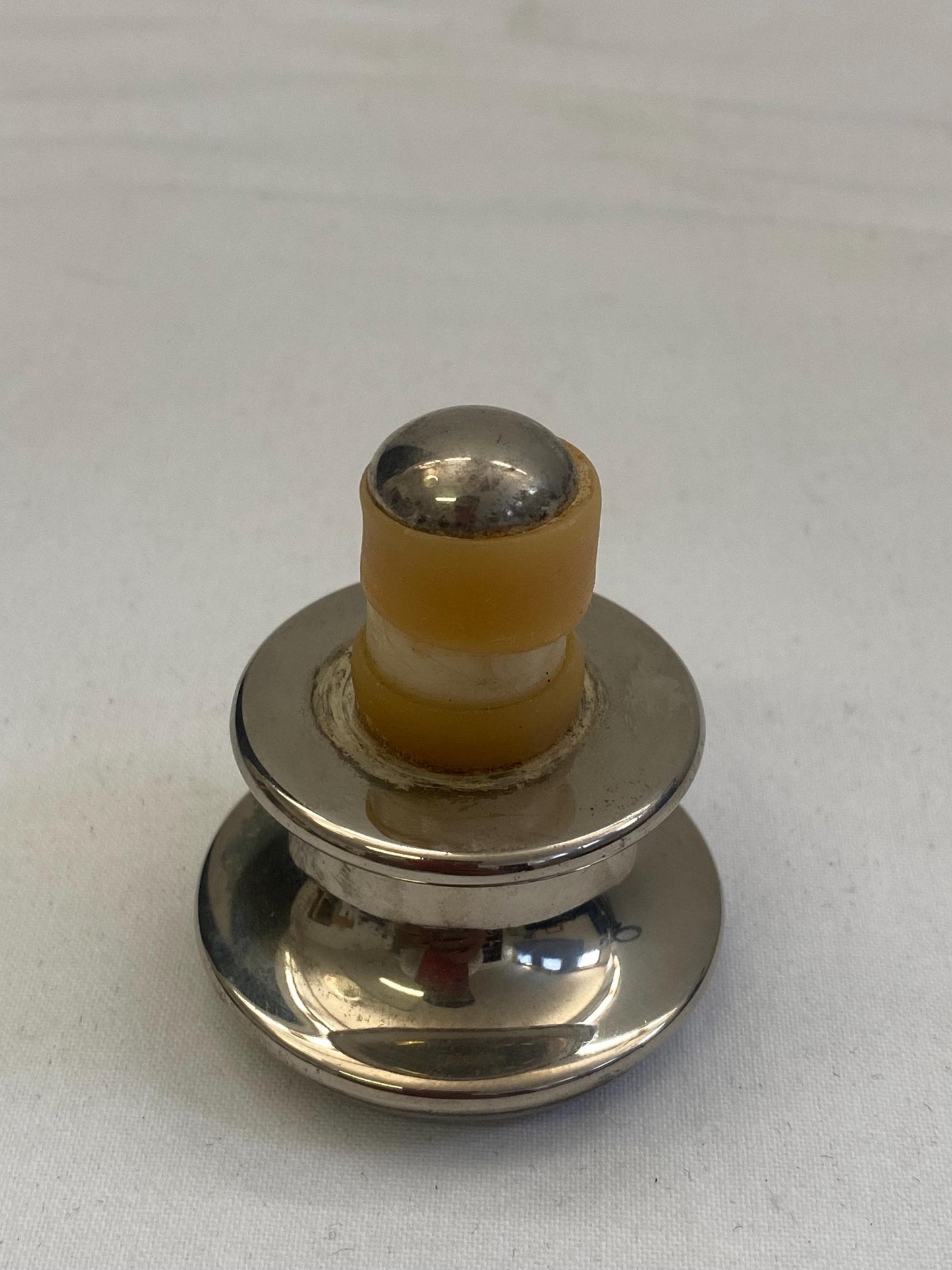 Tappo vintage per bottiglie di champagne placcato argento pesante