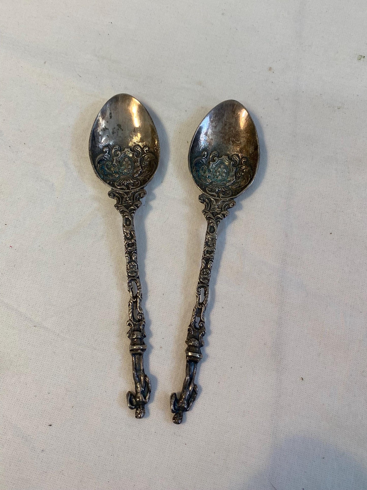 Cucchiai in Argento placcato vintage elegante da collezione per uno stile antico ottimo per servizio di posate sfuse-posti in più a tavola
